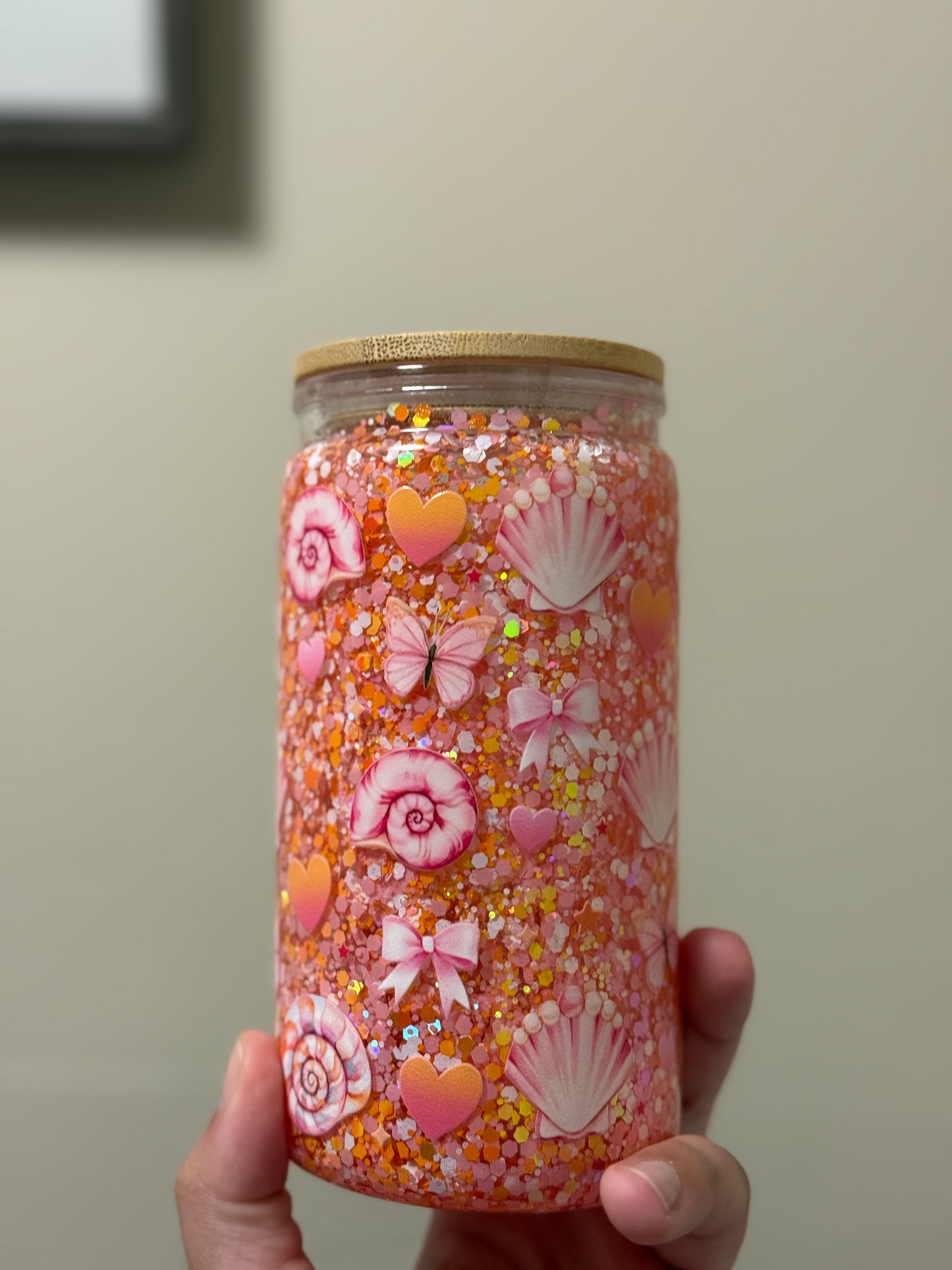 Seashell Suspended Flow 16 oz Cup