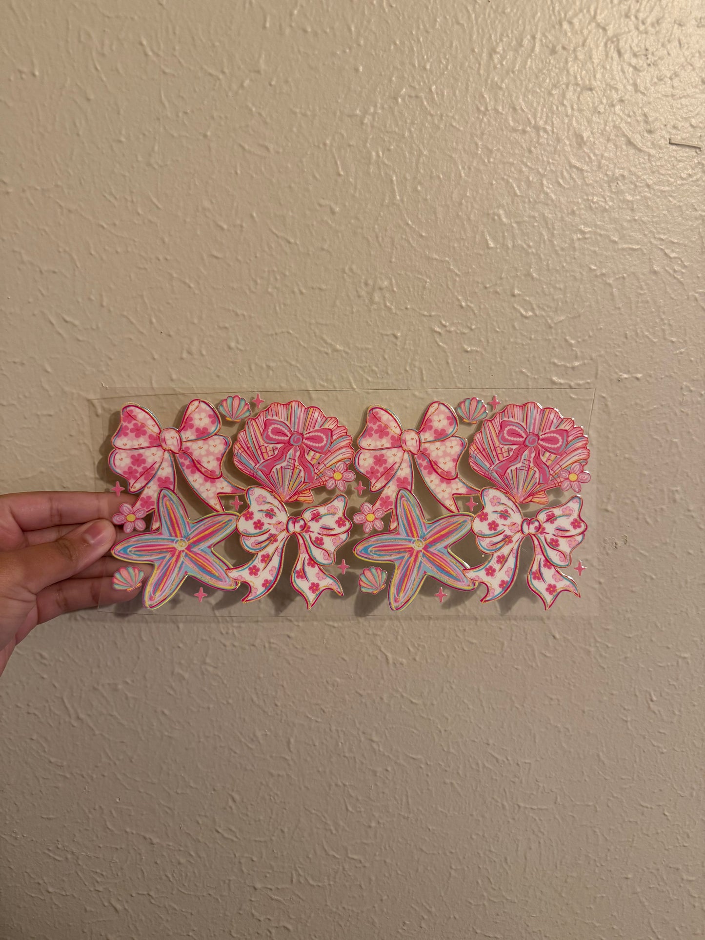 Seashells and Bows Decal