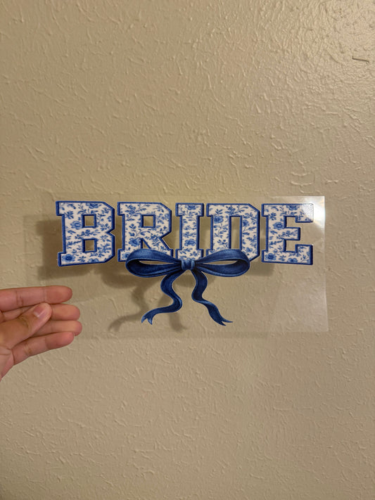 Bride&Bow Decal