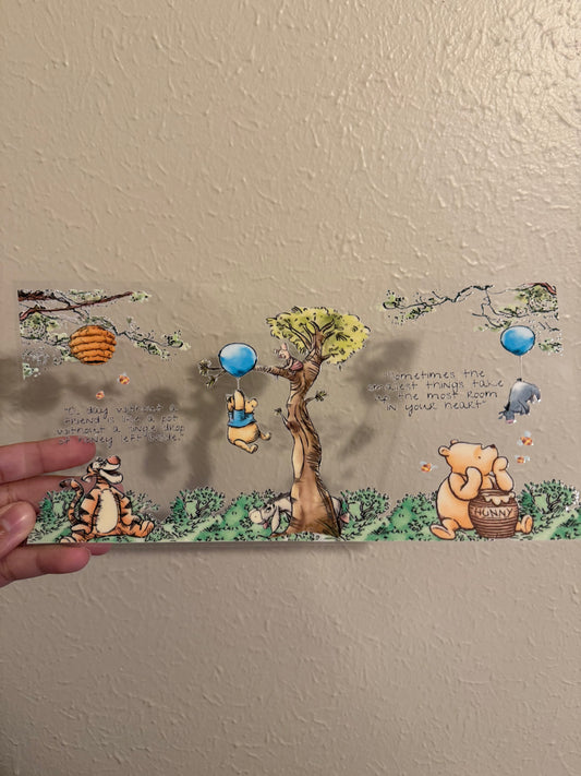 Winnie and Tigger Themed Decal
